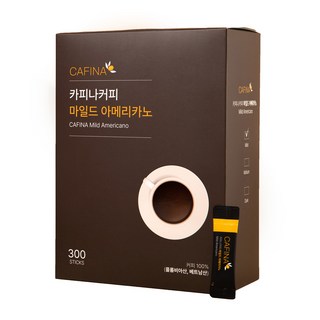 카피나커피 마일드 아메리카노, 1박스, 300개입, 1g