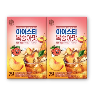 우리차 아이스티 복숭아 분말, 13g, 70개입, 2개