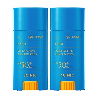 싸이닉 엔조이 슈퍼 액티브 에어리 썬스틱 SPF50+ PA++++, 15g, 2개