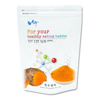 청수생약 인도산 강황가루 분말, 600g, 1개