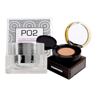 [단독세트구성] 피오투(PO2) 리얼 프레쉬 화이트닝 톤업크림+스토리 인 에이틴페이스 커버 쿠션 SPF50+PA+++ SET po2toneupcream, 1개, 11호 라이트베이지+톤업크림