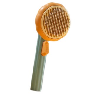 레빗몰 고양이빗 강아지빗 브러쉬 비숑빗 털제거, 1개, 펌킨그린