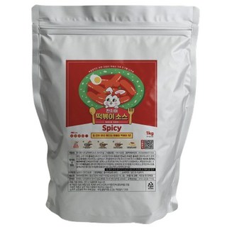 펀치미 떡볶이 소스 분말 가루 매운맛, 1개, 1kg