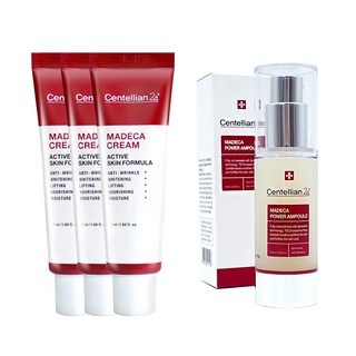 센텔리안24 마데카크림 액티브스킨포뮬러 50ml x3 + 파워 앰플 30ml x 1개, 1세트