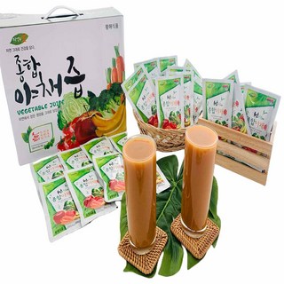 CCA주스 양배추 당근 사과 토마토 브로콜리 바나나 다이어트즙 종합야채즙, 50개