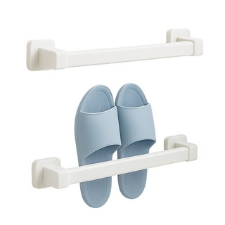 고씨네 물기제로 접착식 욕실화 거치대, 화이트, 2개