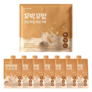 꼬박꼬밥 고단저당 단백질 쉐이크 미숫가루맛 7p, 280g, 1개