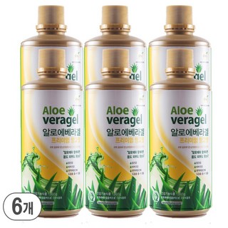 하이알로에 알로에겔 1kg x 6병 면역력증진 멕시코산 베라겔, 6개