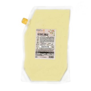 소스킹 유자드레싱 2kg 샐러드드레싱 샌드위치소스 샐러드소스, 2개