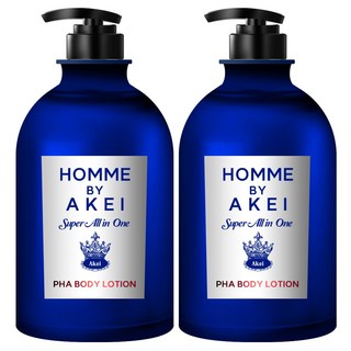 AKei. HOMME Super All in One PHA身體乳液 情調費洛蒙香味, 2瓶, 550ml