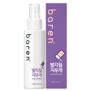 Baren Bal 角蛋白橡皮擦足部柔軟劑 100ml, 1瓶