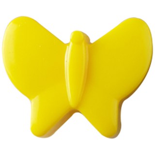 철물코리아 캐릭터 손잡이, P08-나비(노랑), 1개