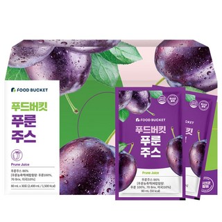 FOOD BUCKET 李子汁, 80ml, 30包
