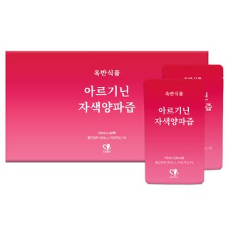 옥반식품 아르기닌 자색양파즙, 150팩, 70ml