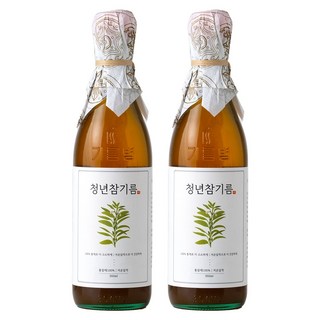 저온압착 청년 참기름, 350ml, 2개