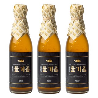 저온압착 수랏간 최선미 들기름, 3개, 350ml