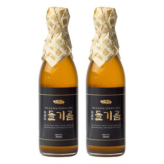 저온압착 수랏간 최선미 들기름, 2개, 350ml