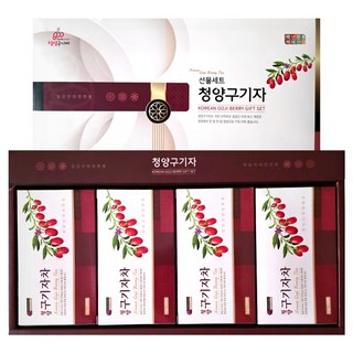 국산 청양 구기자 티백차 100개입 추석 명절 차선물세트, 1박스