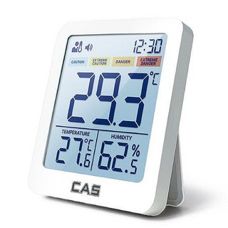 카스 체감온도계 4단계 고온경고 경보음 국내기후 최적화, 1개