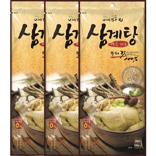 예다원 삼계탕 백숙재료, 100g, 3개