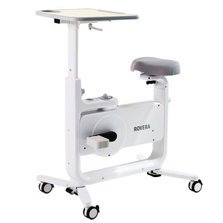 로베라 테이블 바이크 미니 실내 자전거 접이식 헬스 사이클, TB-300, 화이트 + 블랙