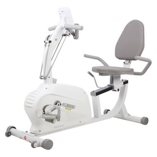 로베라 좌식 실내자전거 V-70 로프장착 전신 운동기구, 화이트