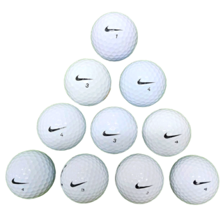 삼선 나이키 40알 2피스 골프공 A+급 로스트볼 (비거리용), 혼합색상, 4개