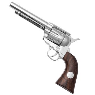 콜트 싱글액션 아미 SAA M1873 너프건 리볼버 탄피 배출 권총 레데리 레드 데드, 1개, 우드 그립