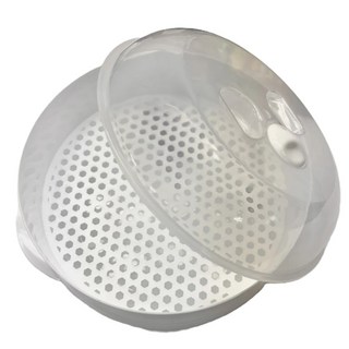 르쿠르쿠 전자레인지 만능 찜기, 1개, 1단 21.5cm