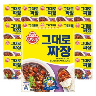 그대로짜장 200gx20개, 200g, 20개