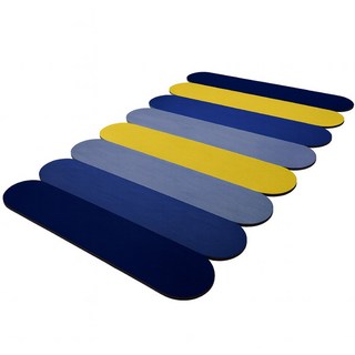 마벨인홈 규조토 아이스크림바 디자인 욕실매트, 블루, 1개