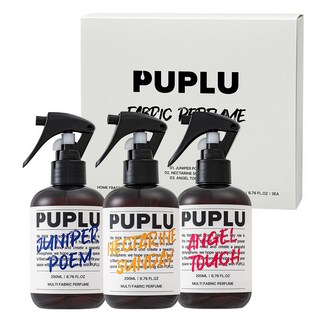 푸플루 섬유 탈취제 니치 섬유 향수 룸스프레이 200ml 3개입 세트, 1세트, 600ml