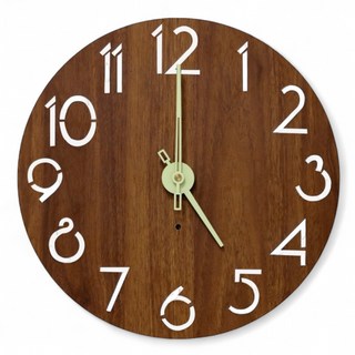 TEMOA 인테리어 무소음 거실 벽시계 무선 벽걸이 led 시계, 프리미엄 야광 시침