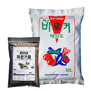 배양토10L + 화분거름500g 세트 냄새없는 거름 퇴비 미생물 비료 작물심는 흙 가정원예 식물 다육이 제라늄 사용, 11L, 1세트