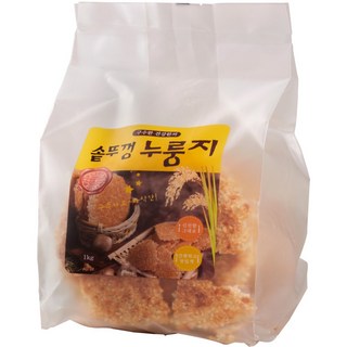 [산지명인] 솥뚜껑 로스팅 누룽지, 2개, 1kg