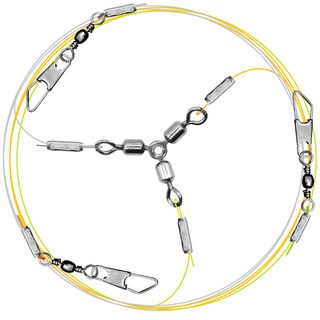 비블랙 갑오징어 삼각 3색 가지채비 쭈꾸미 오징어 낚시 3개 10개 대용량 세트, 1세트, 10개입