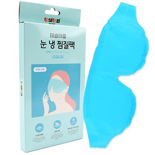 테슬테즐 눈 냉 찜질팩 스카이블루 HZC-TE1, 2개