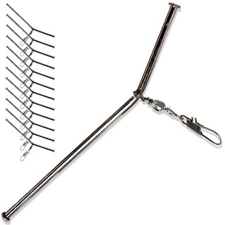 벌크형 스네이크천칭 L형 파이프 도래 감성돔 도다리 돌돔 원투 천평 7cm 9cm 12cm 유동형자작채비 대용량, 1개, 12개입