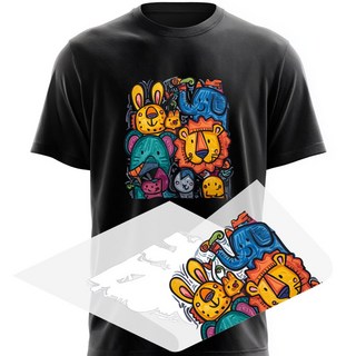 DTF 전사지제작 의류전사지 출력 A4 커스텀인쇄, DTF 전사지출력 A4 사이즈, 1개