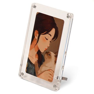 무드비룸 포토카드 아크릴 액자, 1개, 투명