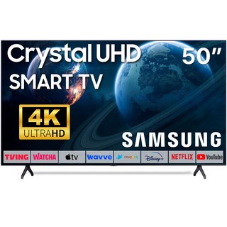삼성 50인치 TV 4K UHD 스마트 티비 50TU7000 LED 미러링 넷플릭스 유튜브, 고객직접설치, 스탠드형