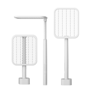 몽땅겟 14CM 늘어나는 회전 전기 모기채 충전식