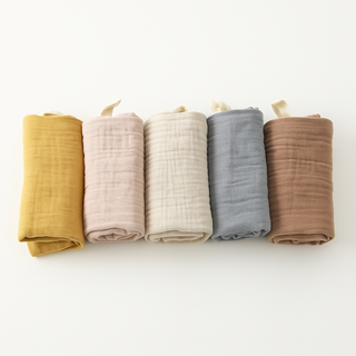 면100% 무지 핸드타올 5종 세트 거즈면 순면 키친크로스, 5개, 웜네추럴