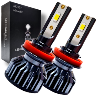초극강 밝기 자동차 LED 라이트 전조등 화이트 컬러 전차종 장착 가능 H1 H3 H4 H7 H8 9005 9006 881, 1개