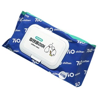 칠텐 볼클리어 볼티슈 볼링공 클리너 대용량 가성비갑 60매입, 1개, 화이트