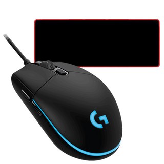 로지텍코리아 정품 로지텍G G102 2세대 Lightsync 게이밍 유선 마우스 PC방에디션+에이투비 마우스장패드 포함(판매자이름 에이투비 확인 후 구매요망), 블랙