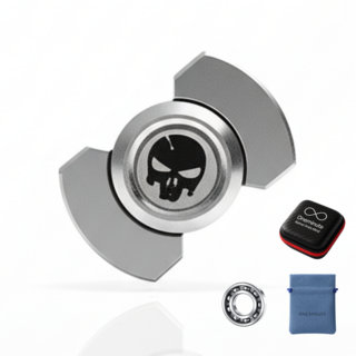 원미닛 풀메탈 피젯스피너 시누크 3in1, 스톤그레이, 1개