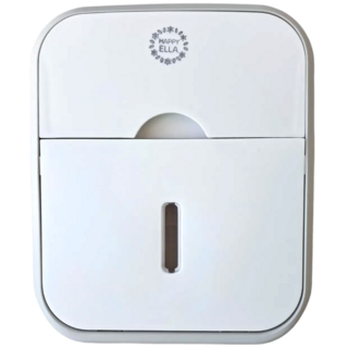 해피엘라 생리대보관함 욕실 정리함 화장실 디스펜서 수납 칸칸이, 18x12.5x22.5cm, 1개, 그레이화이트