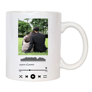 사진 포토머그컵 졸업선물 반려동물 주문제작+상자포장 단체할인, 1개, 5.플레이리스트