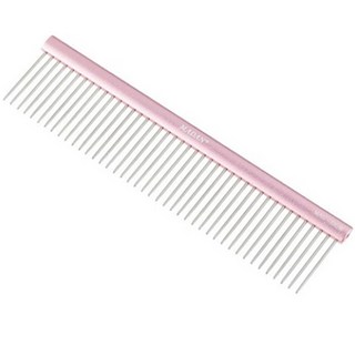 MADAN 마단 7.5인치 칼라 푸들콤 MAC-190W 핑크 고양이빗 강아지빗 푸들콤 푸들빗